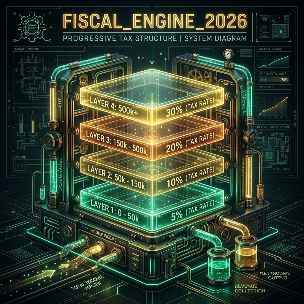 ROI Calculator — technical schematic
