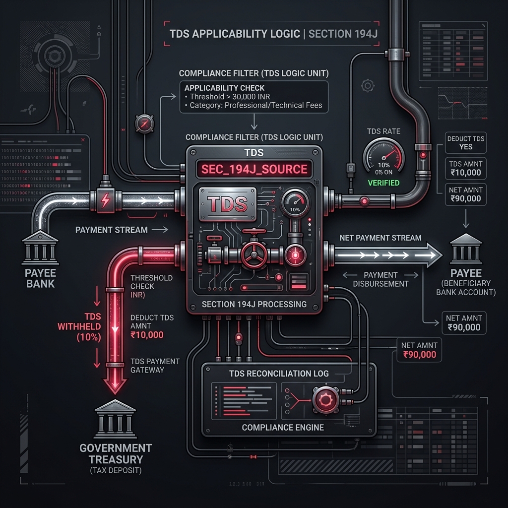 TDS Calculator — technical schematic